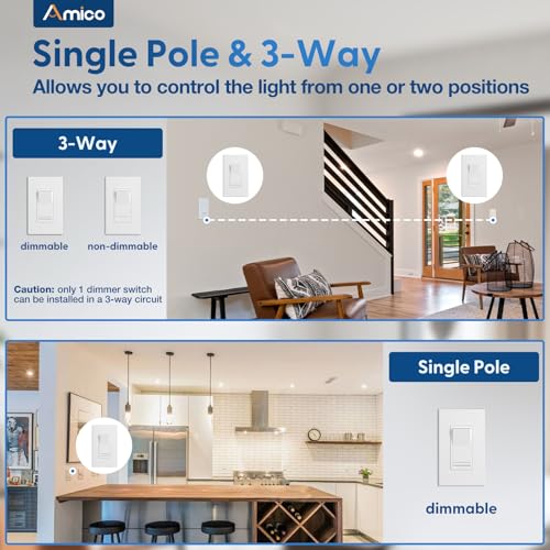 12 Pack Dimmer Light Switch (12 Count)