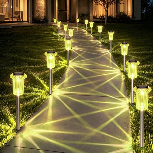 Solar Outdoor Lights Starburst Pattern (10 Count)
