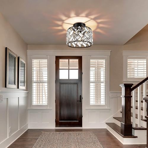 Crystal Light Fixture Ceiling Mount