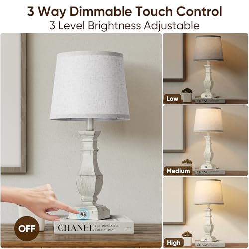Dimmable Table Lamps Set of 2 (2 Count)