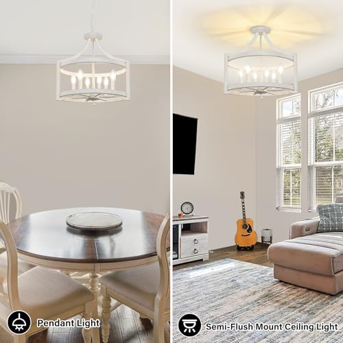6 Light Farmhouse Chandelier