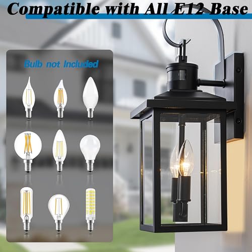 18" Large Motion Sensor Outdoor Porch Lights