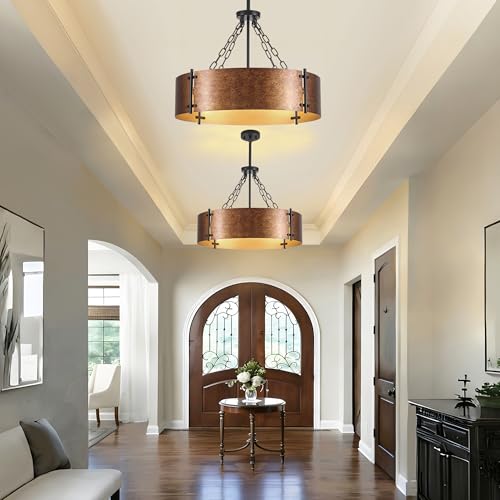23.62" Modern Drum Chandelier 6