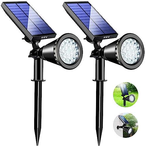 800 Lumens Solar Spot Lights Outdoor (2 Count)