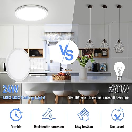 LED Flush Mount Ceiling Light Fixture