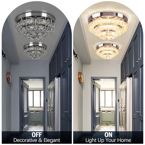11.8" Crystal Ceiling Light