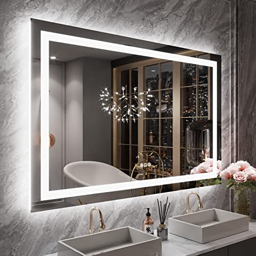 55X36 LED Bathroom Mirror with Lights