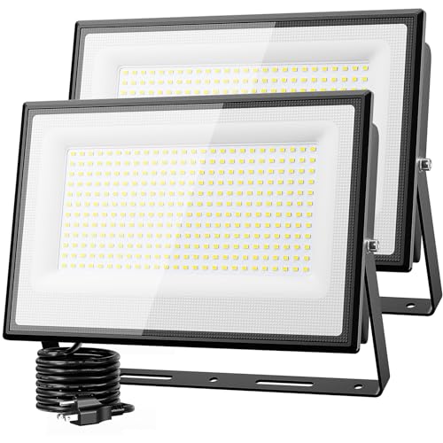 2 Pack 300W LED Flood Light Outdoor (2 Count)
