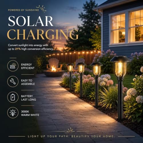 Solar Lights Outdoor 12 Pack (12 Count)