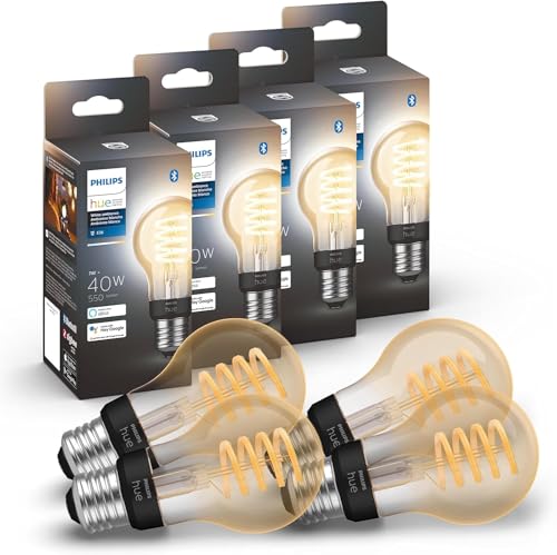 Smart 40W A19 Filament LED Bulb (4 Count)