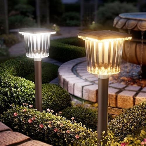 Super Bright Solar Garden Lights Powered 8 Pack (8 Count)