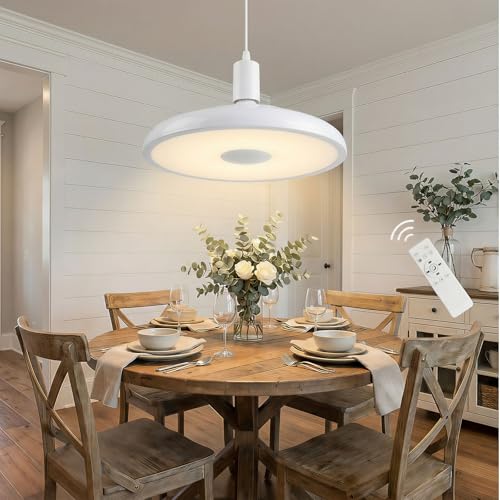 Upgrade Waterproof Ceiling Light Music Ceiling Lamp with Bluetooth Speaker