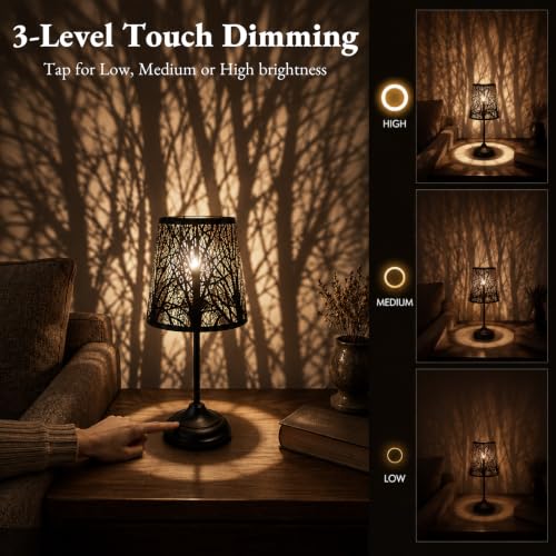 Mini Table Lamp Bedside Lamp Decorative Nightstand Lamp for Bedroom