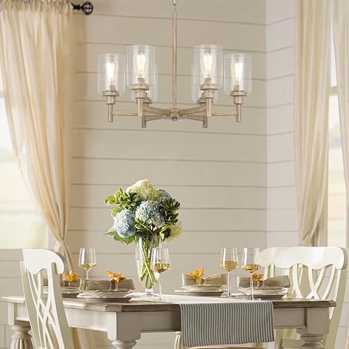 6 Light Rustic Farmhouse Chandelier