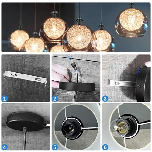 Vintage E26 E27 Ceiling Light Socket Pendant Lamp Holder Retro Edison Screw Base