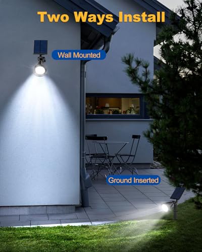 Solar Spot Lights Outdoor (8 Count)