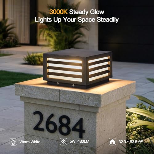 Glass Post Lights Outdoor