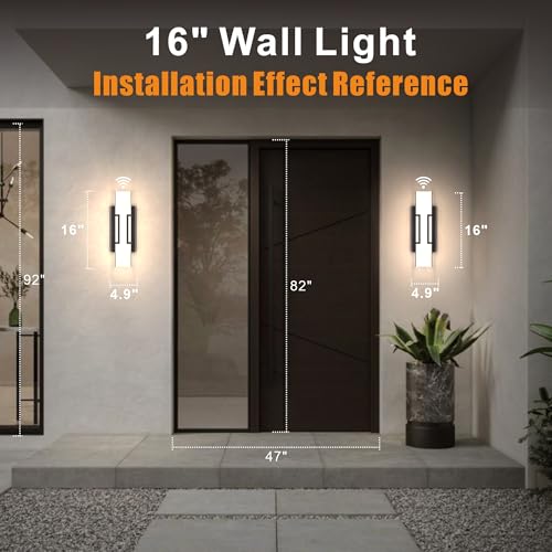 Modern Dusk to Dawn Outdoor Wall Lights