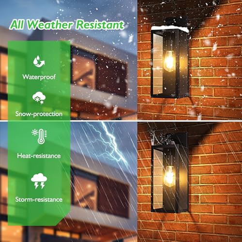 15” Large Outdoor Wall Light Fixture
