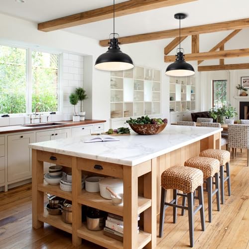Industrial Pendant Light Fixture (2 Count)