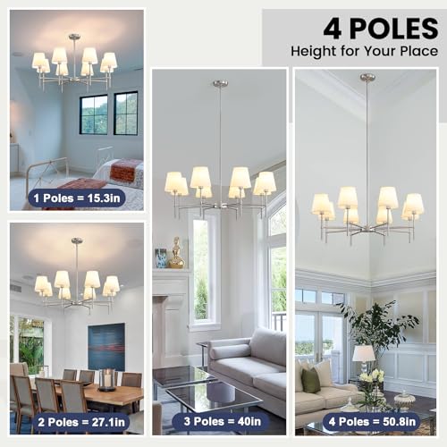 Dining Room Chandeliers Light (8 Count)