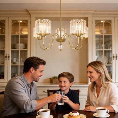 27'' Gold Chandeliers for Dining Room