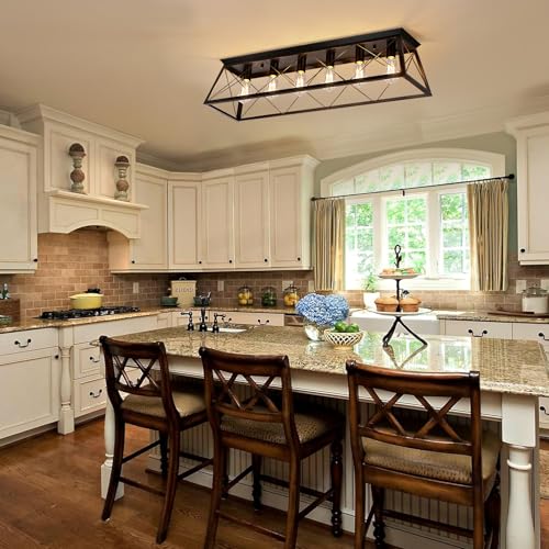 38" Large Flush Mount Ceiling Light for Kitchen Hallway Fixtures