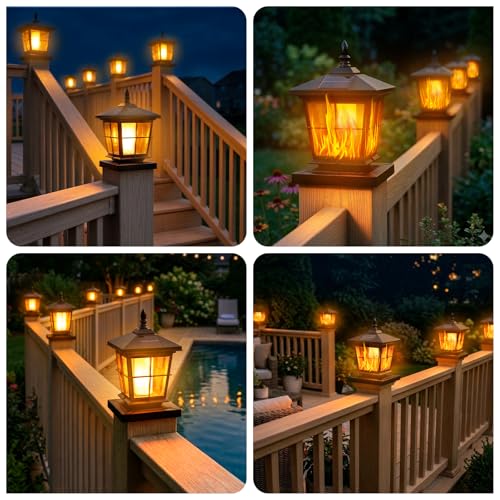 Solar Post Cap Light 2pack (2 Count)