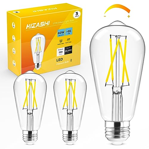 Edison Bulbs Dimmable (3 Count)