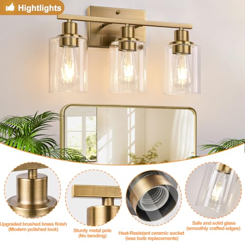 3 Light Bathroom Light Fixtures