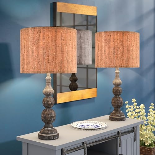 Medium Drum Lamp Shade Brown 1 Pc