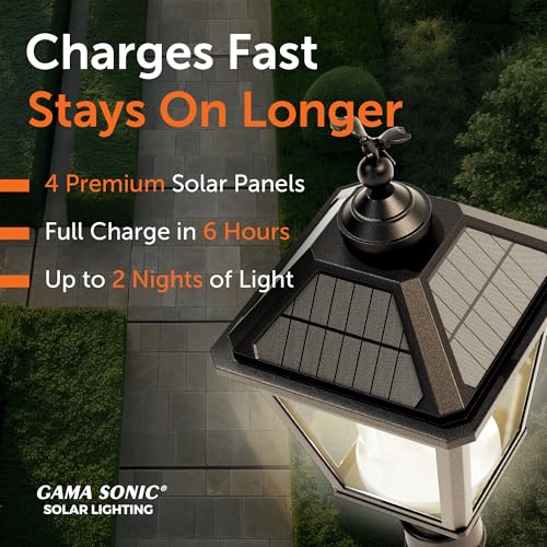 Imperial Solar Post Light