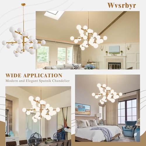 Gold Sputnik Chandeliers