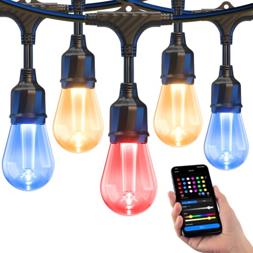Smart Outdoor String Lights 49FT (49FT)