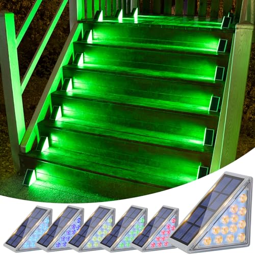 Solar Stair Lights 6 Pack (6 Count)