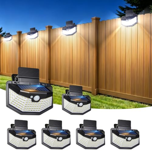 800LM Clip On Solar Lights Outdoor