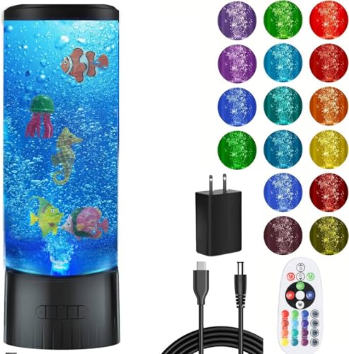 Sensory Bubble Tube Table Lamp (5.5*5.5*15.5)