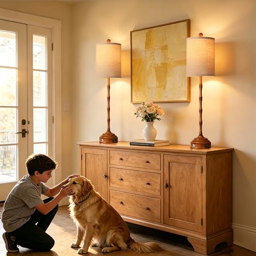 Tall Skinny Beside Lamps Set of 2