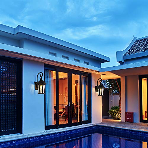 Black Outdoor Wall Lantern