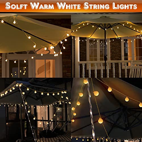 1 Pack 32 FT LED Patio Umbrella Lights