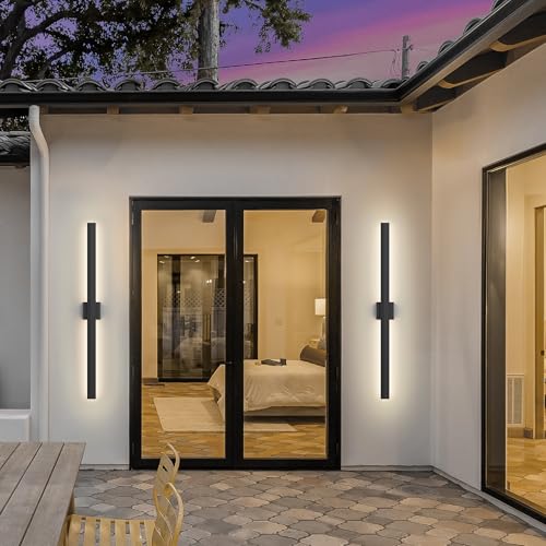 Aluminum 47 in Long Outdoor Wall Light Fixture