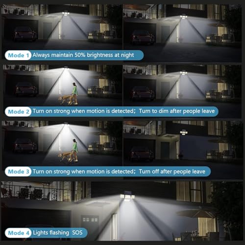 Solar Lights Outdoor (4 Count)