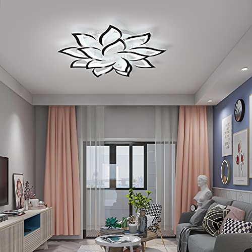 39.3" Modern LED Low Profile Flush Mount Ceiling Light