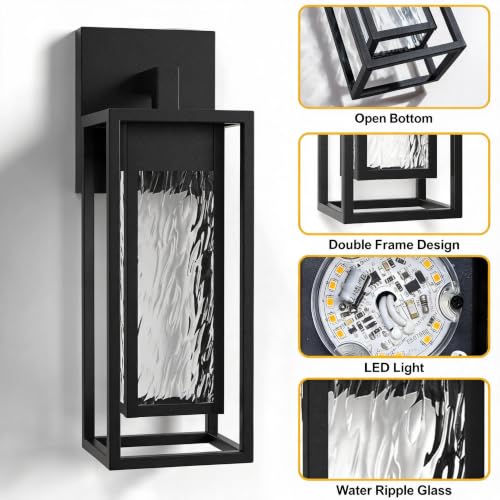 15IN Porch Light Outdoor (2 Count)