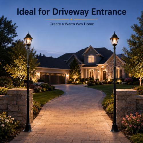 83 Inch Outdoor Lamp Post Light for Driveway