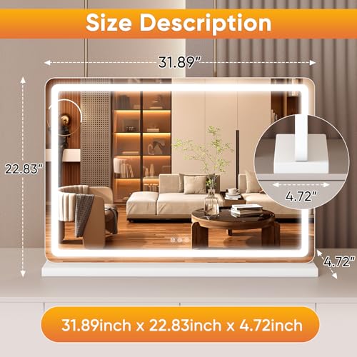 22"x32" LED Vanity Mirror with Lights