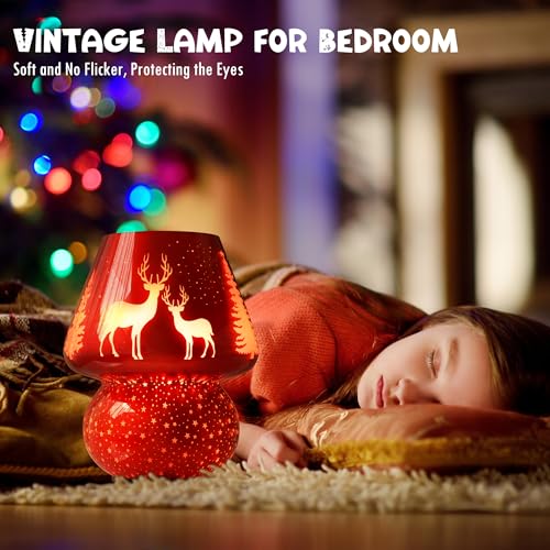 Christmas Battery Operated Mushroom Lamp