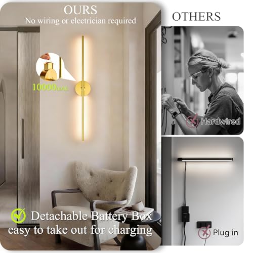 Battery Operated Wall Sconce Set of Two (2 Count)