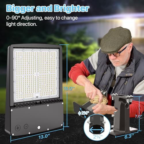 Led Parking Lot Lights Outdoor 300W (2 Count)