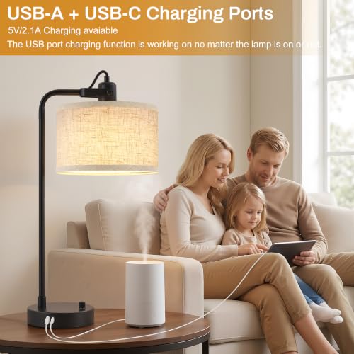 Black Table Lamp Set of 2